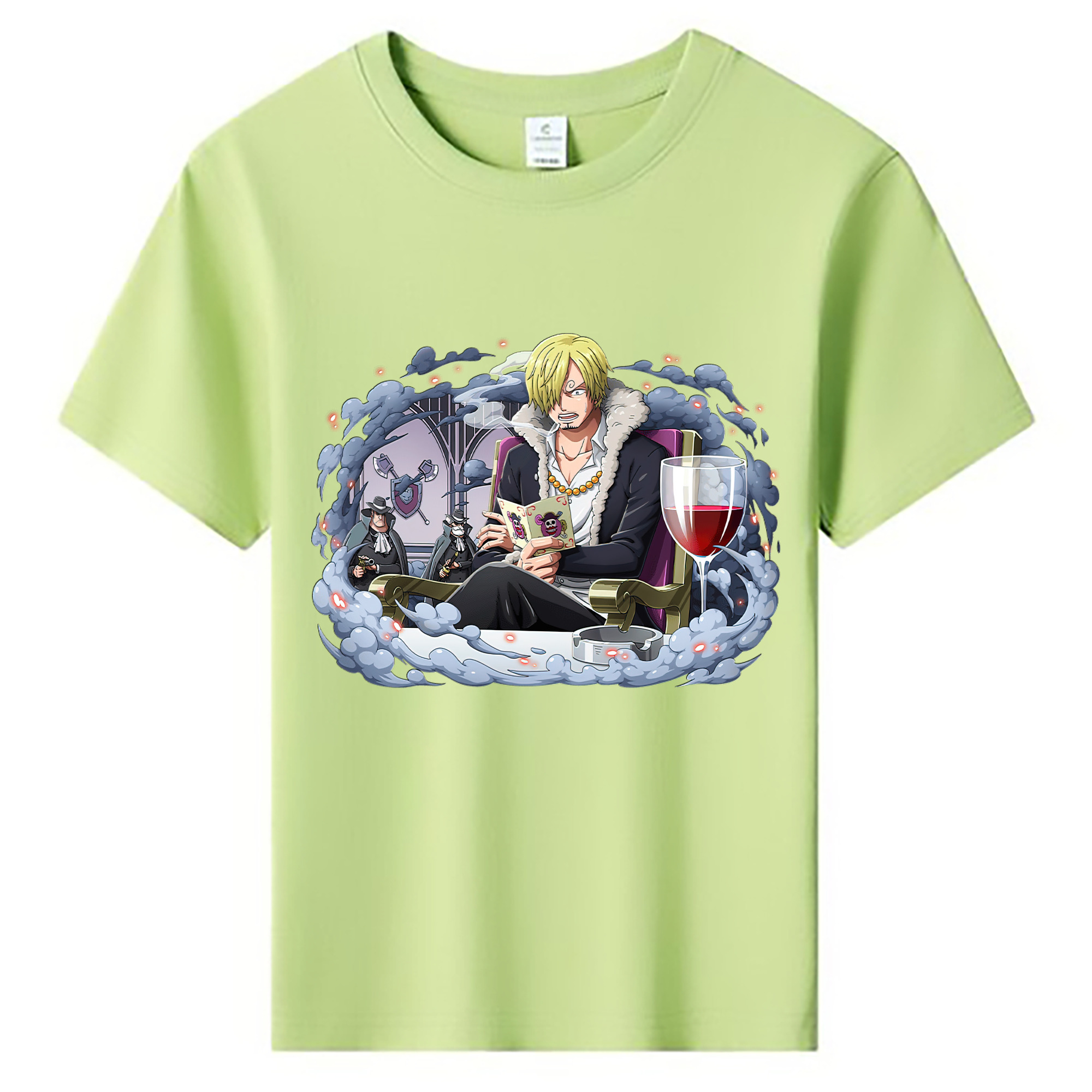 （画像用） ワンピース サンジ ONE PIECE Sanji 綿100％キッズTシャツ（フロントプリント）